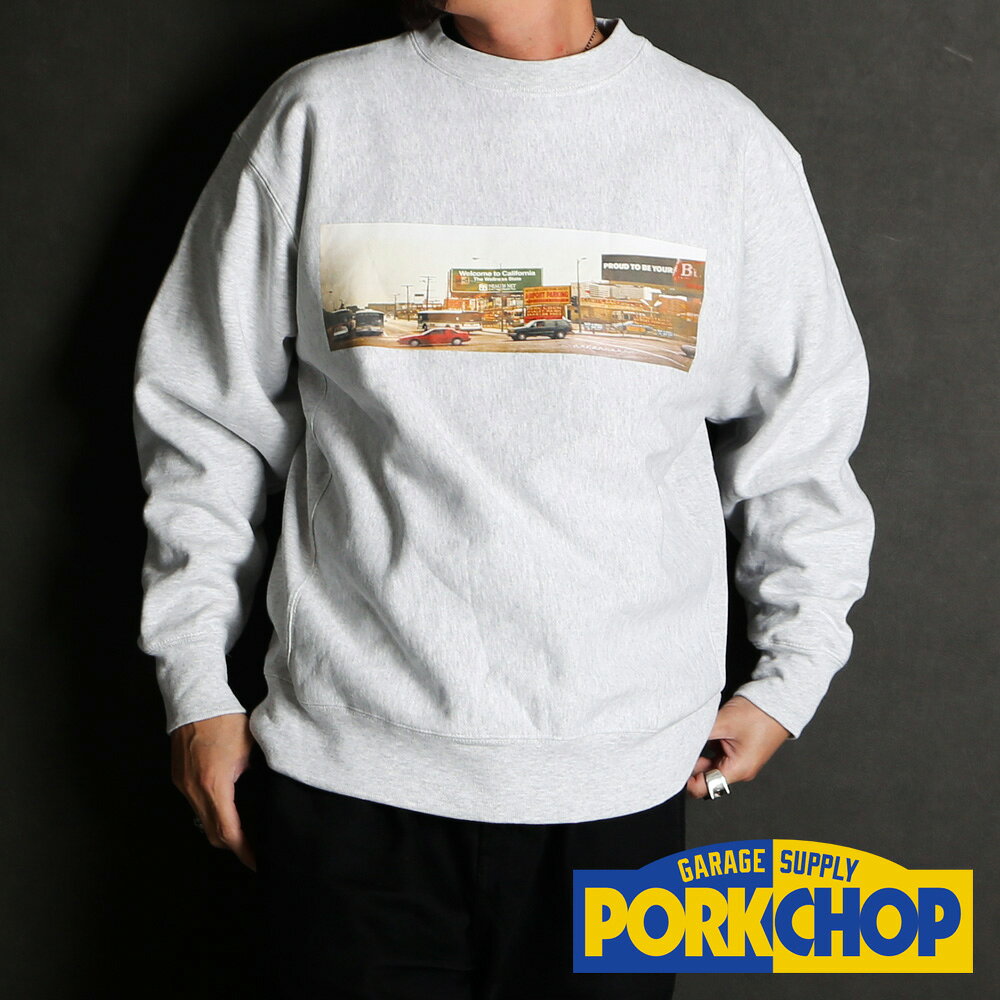 乐天商城 - 【PORKCHOP/ポークチョップ】80's CALIF SWEAT - ASH / スウェット【送料代込み】【ユニセックス】