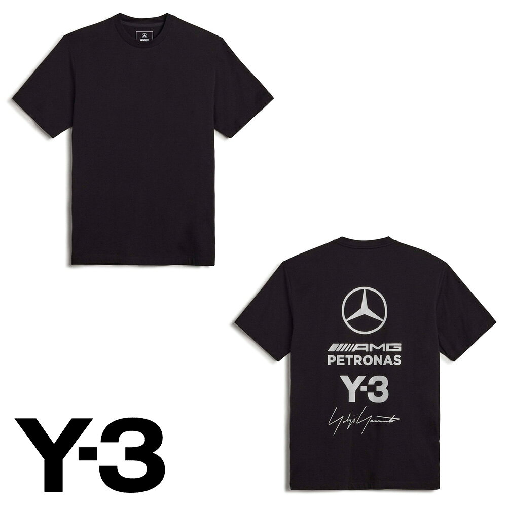 乐天商城 - 【Y-3/ワイスリー】MERCEDES-AMG PETRONAS FORMULA 1 TEAM LOGO STACK SHORT SLEEVE TEE / Tシャツ / KR2373【メンズ】【ユニセックス】【送料無料】