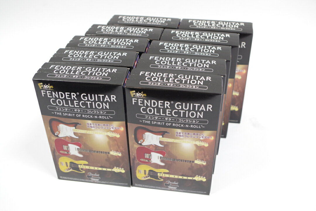 【セット売り】【中古】F-TOYS FENDER GUITAR COLLECTION 1BOX(10個セット)【USED】