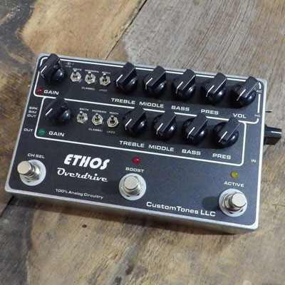 【送料無料】Custom Tones《カスタム・トーンズ》 Ethos Overdrive with TLE / Classic switch [商品番号 : 3020] エフェクター(オーバードライブ)