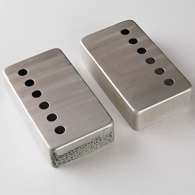 【メール便発送可！！】Montreux モントルー Inch size Nickel Silver cover set Nickel relic (2) [商品番号 : 231] ピックアップカバーセット／ハム／レリック加工品