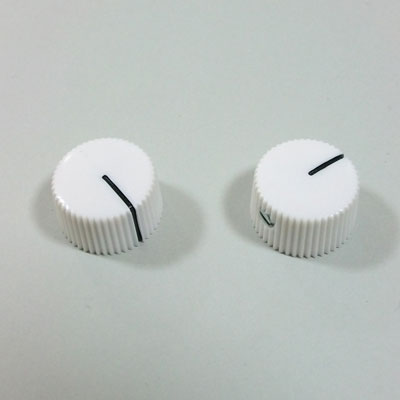 【メール便発送可！！】Montreux 《モントルー》 Fender Amp style knob white (2) [商品番号 : 8282] ノブ