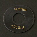 【メール便発送可！！】Montreux 《モントルー》 59 LPC Black toggle plate relic [商品番号 : 404] トグルスイッチ用プレート