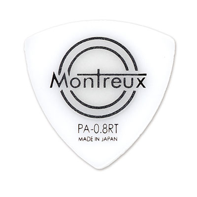 【メール便発送可！！】Montreux 《モントルー》 Montreux PA-0.8RT White [商品番号 : 3925] ピック(オニギリ)