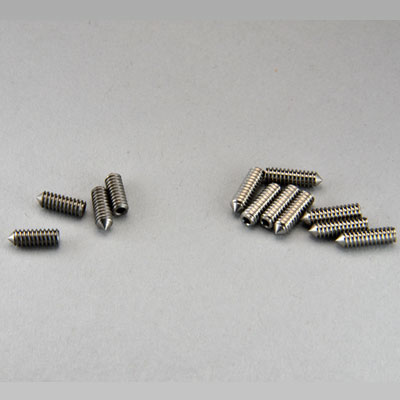 【メール便発送可！！】Montreux 《モントルー》 Saddle height screw set inch Stainless Cone Point (12) [商品番号 : 9250] イモネジ