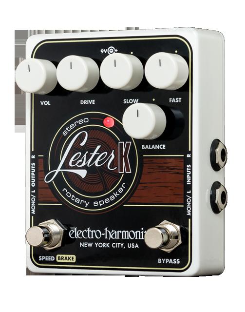 【送料無料】Electro-Harmonix エレクトロ・ハーモニックス Lester K エフェクター（ロータリースピーカーエミュレーター）/ Stereo Rotary Speaker