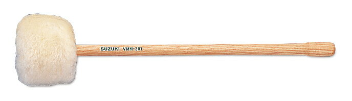 バスドラムマレット　VMM-301 ■ヘッド フェルト(大) ■硬さ 軟 ■柄 ヒッコリー ■寸法 φ80×345mm ■商品説明 バスドラム用 ※この商品は在庫が無い場合、ご注文からお届けまでお時間を頂きます。ご迷惑をおかけしますが予めご了承下さい。 ※お急ぎの方はお手数ですが、納期をお問い合わせの上ご注文下さいませ。