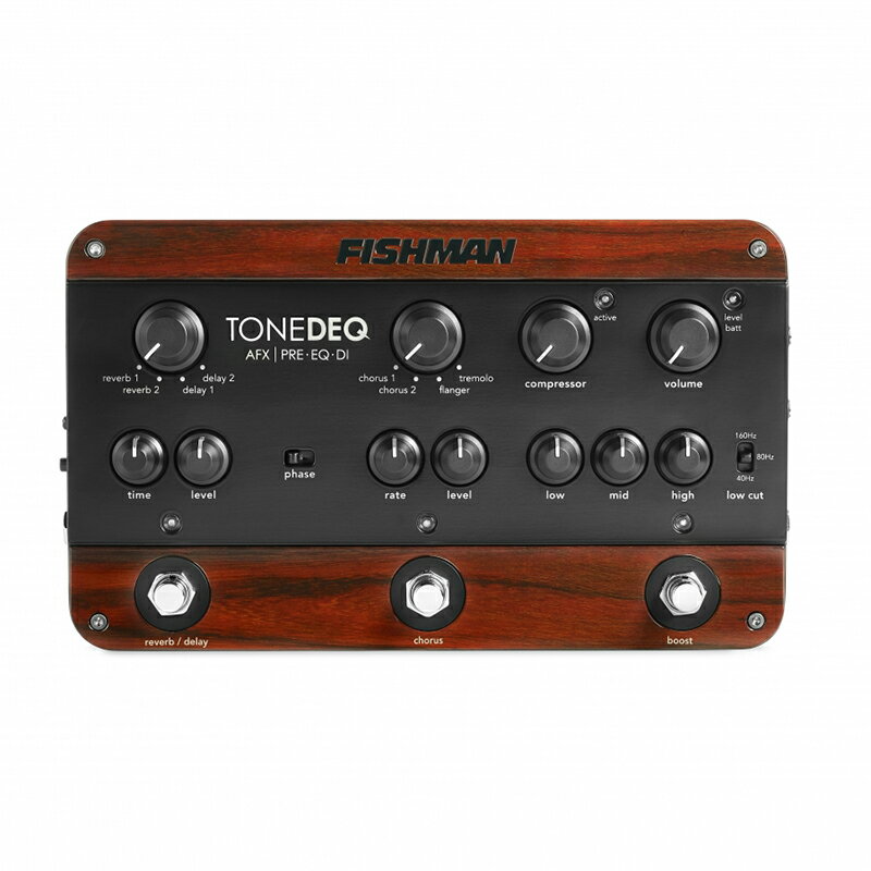 【送料無料】Fishman フィッシュマン ToneDEQ Preamp EQ アコースティックギター用DI/プリアンプ