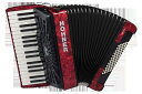 【送料無料】HOHNER ホーナー Bravo III 72 Red(赤) アコーディオン(ピアノキー)