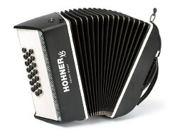 HOHNER ホーナー HOHNER XS / DARKGREY/WHITE ボタンキー [ダークグレー] アコーディオン [小型][軽量]