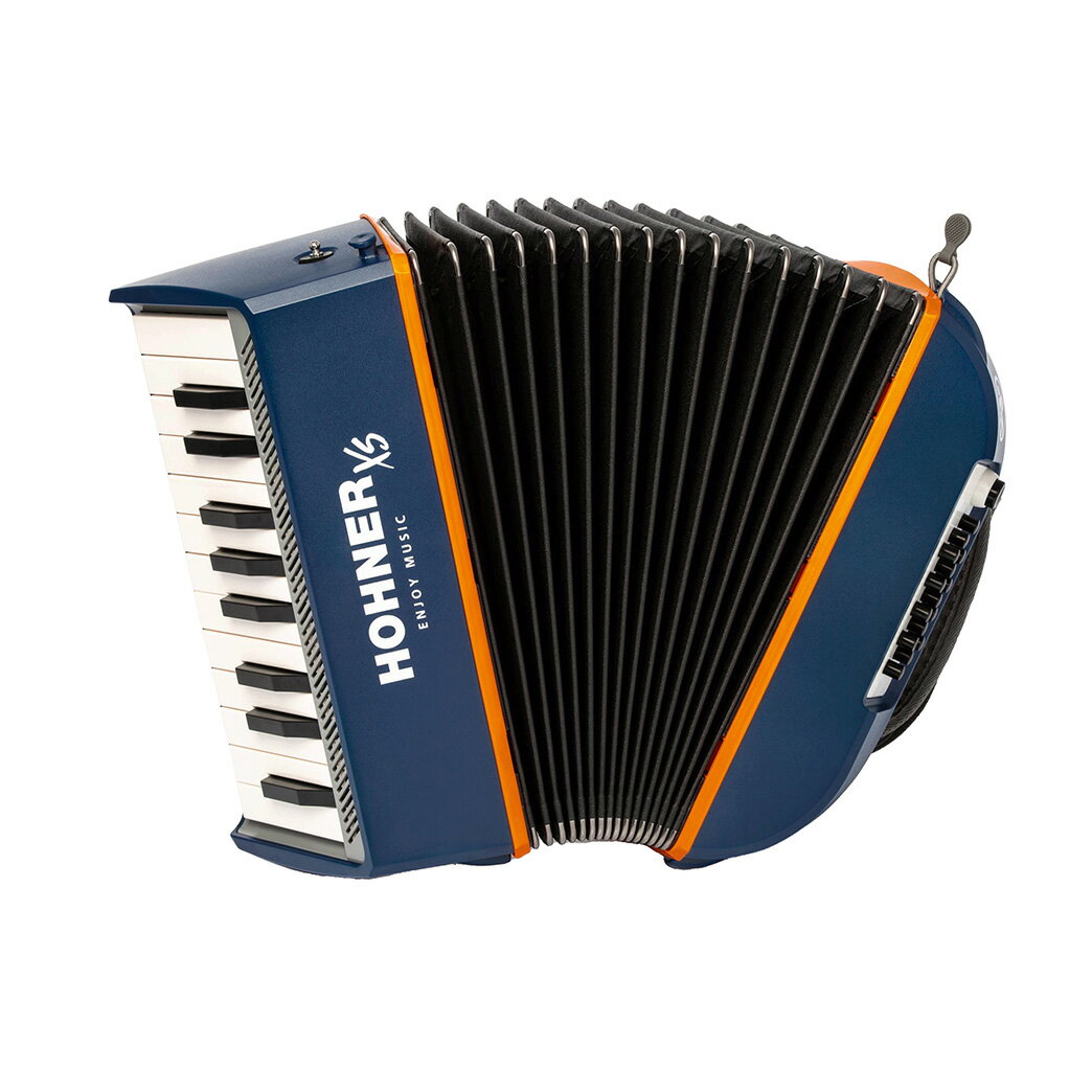 HOHNER ホーナー HOHNER XS / DARKBLUE/ORANGE ピアノキー [ダークブルー] アコーディオン [小型][軽量]