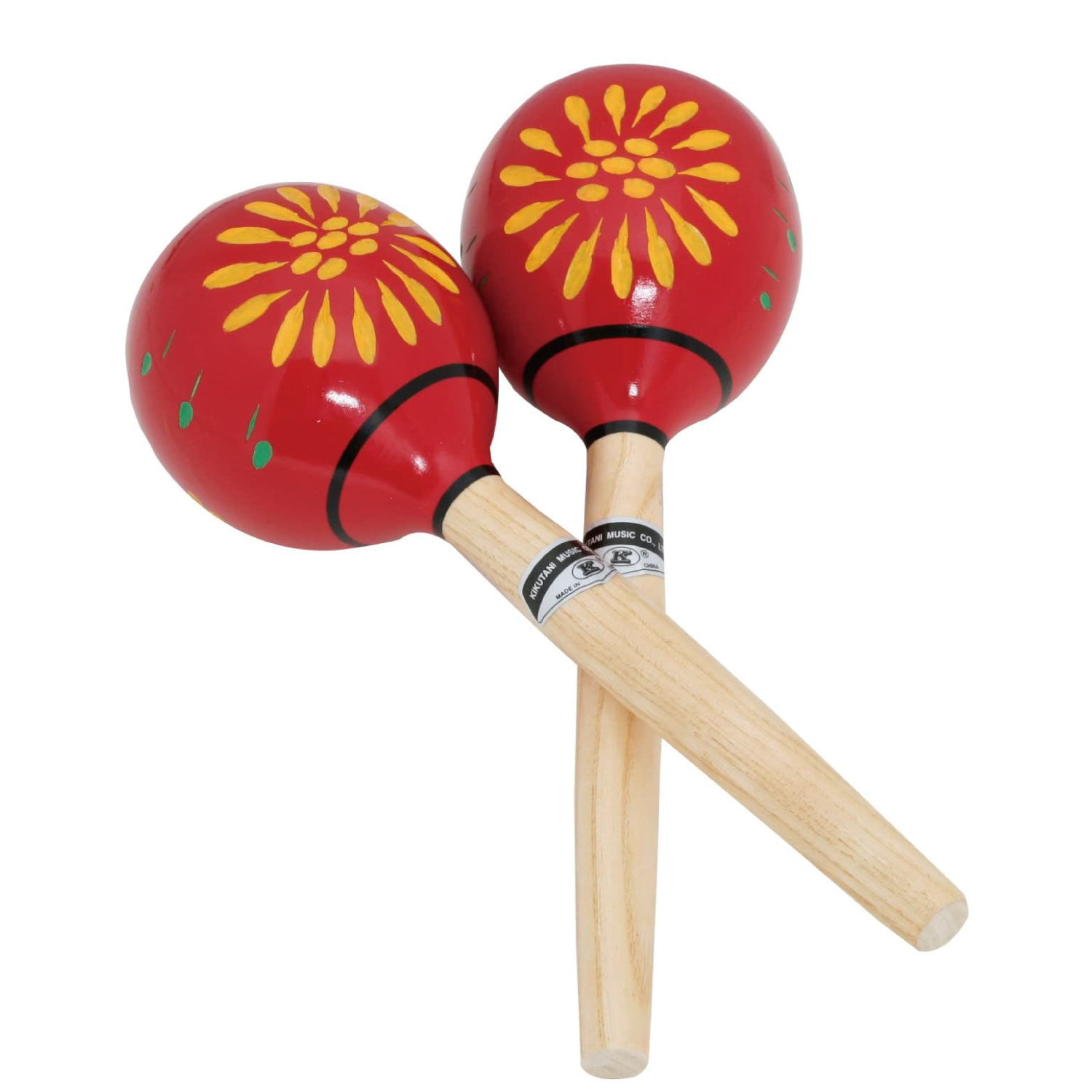 KIKUTANI キクタニ MA-3000 RED レッド 丸型マラカス [パーカッション][打楽器] 教育楽器 / 音楽会 / カラオケ