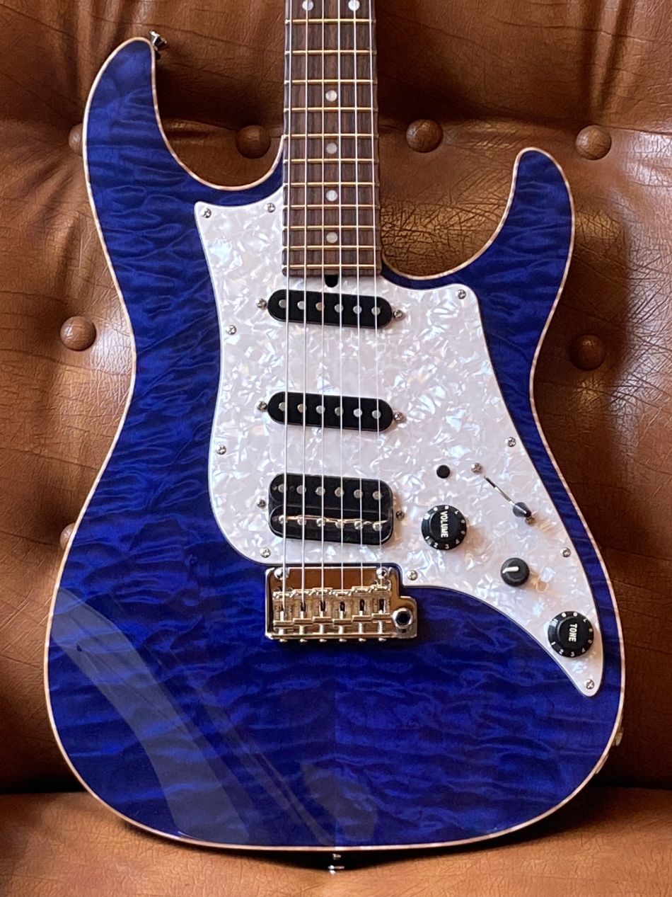 【送料無料】James Tyler(正規輸入品) Studio Elite HD Transparent Royal Blue / Signature Logo エレキギター