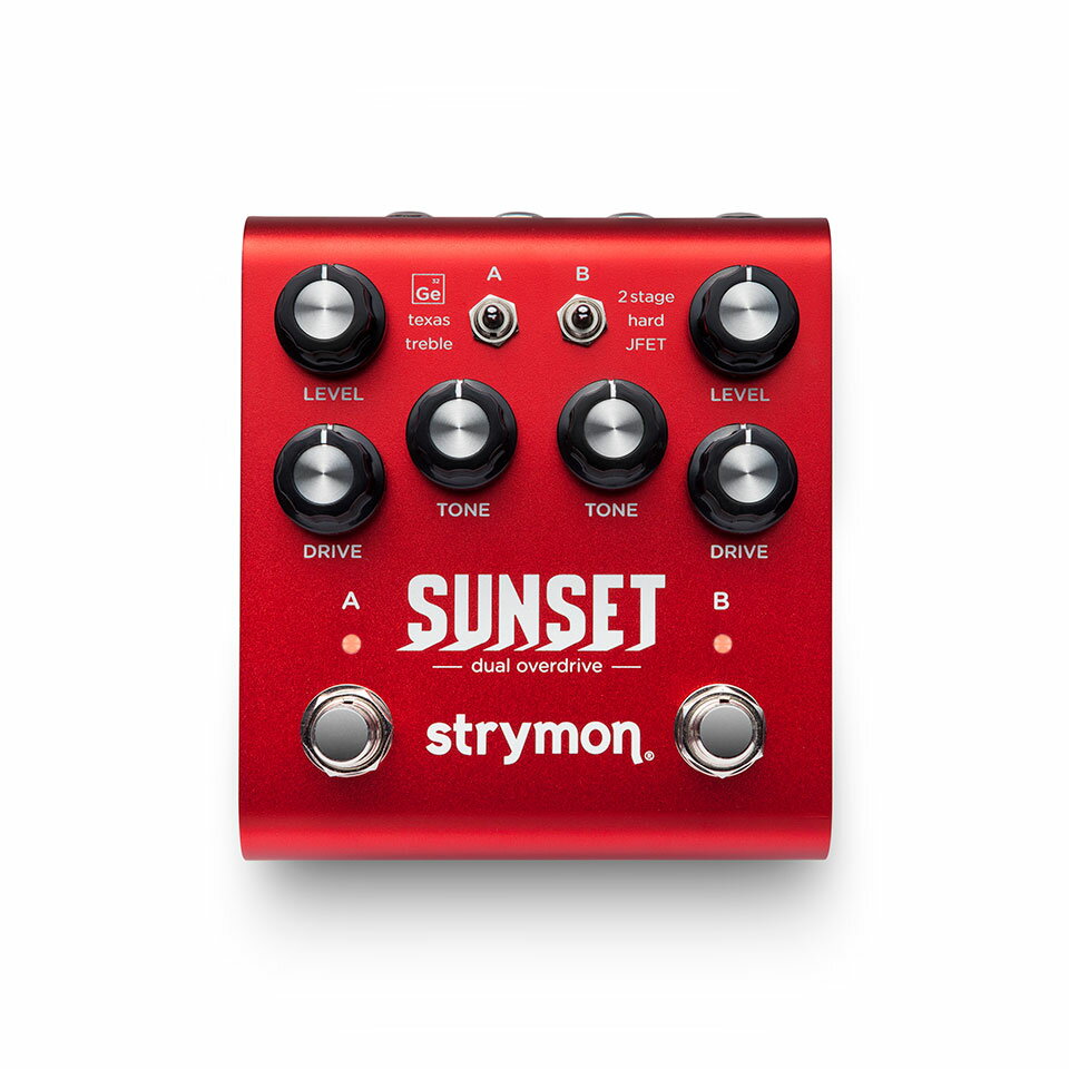 【送料無料】strymon ストライモン Sunset Dual Overdrive エフェクター(ハイブリット オーバードライブ)