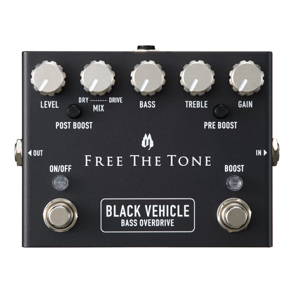 【送料無料】FREE THE TONE フリーザトーン BV-1V BLACK VEHICLE ベース用オーバードライブ BASS OVERDRIVE