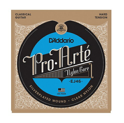 ڥ᡼ȯġD'Addario ꥪ EJ46 Pro-Arté Nylon Core Silver/Clear/Hardl 0285-044 饷å [Daddario]