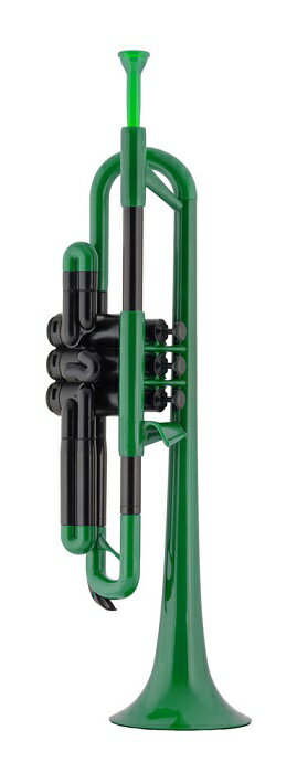 pInstruments pTrumpet (ピー・トランペット) Green　プラスチック製B♭トランペット