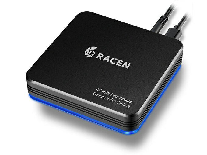 《送料無料》RACEN ゲーミングビデオキャプチャ（4極CTIA規格ミニプラグ対応) 