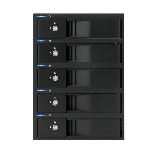 《送料無料》裸族のインテリジェントビル5Bay USB3.0＋eSATAコンボ Ver.2 CENTURY/センチュリー/ハードディスクケース[CRIB535EU3V2]