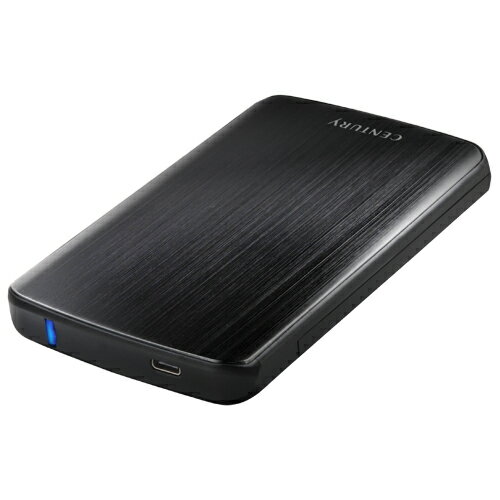 stVvBOX2.5 USB3.1 Type-C@/CENTURY/Z`[/n[hfBXNP[X@[CSS25U31C-BK]