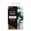 《送料無料》CHERRY MX軸 104英語キーボード用 2色成型カラーキーキャップ （White＆Green カラー）［CK-104WG/E］