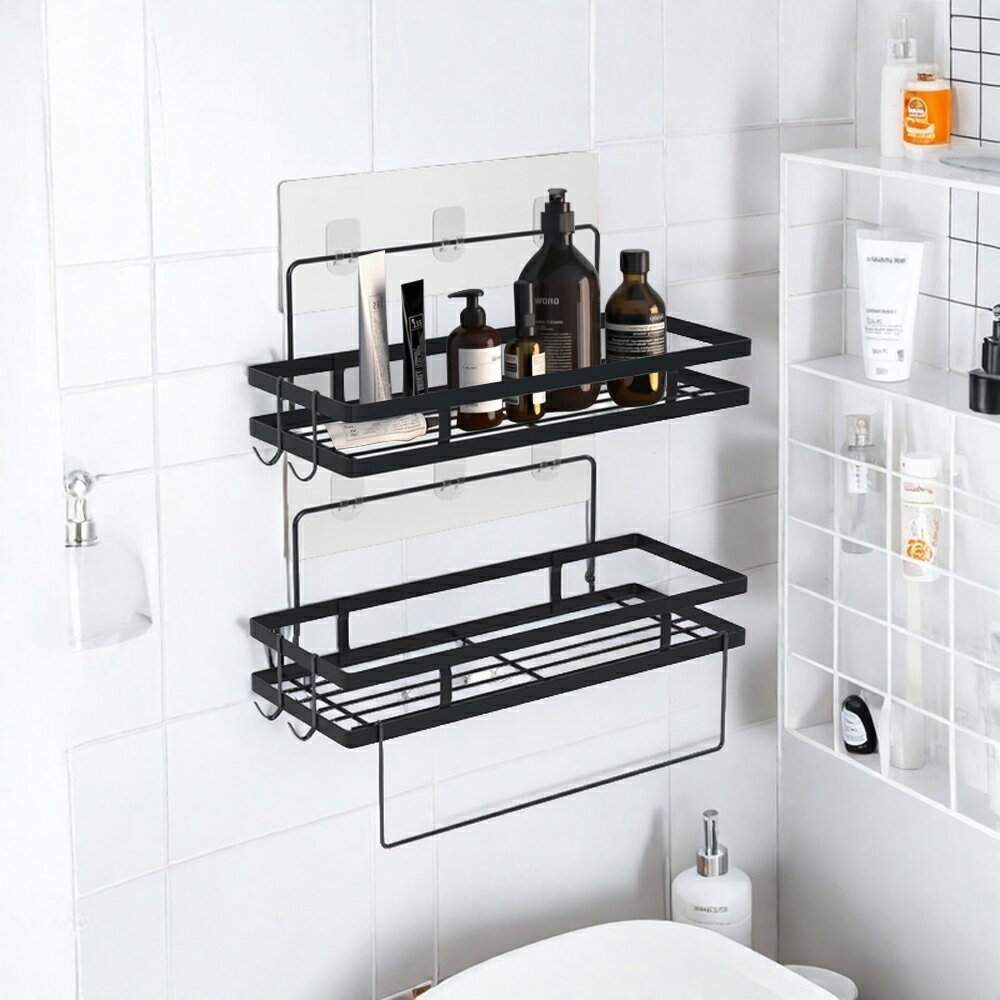 【全品15%OFFクーポン】浴室収納 浴室ラック お風呂ラック バスルームラック シャンプーラック お風呂 スチール おしゃれ 2個セット