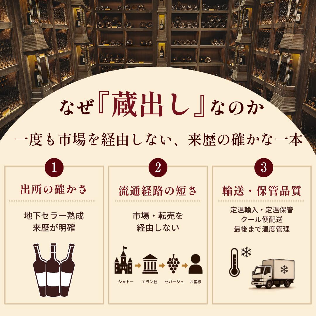 【シャトー蔵出し】シャトー コス デストゥルネル 1990 サンテステフ 第2級 格付 赤ワイン フルボディ ボルドー フランス 750ml パーカー94点 戦後最高峰 グレートヴィンテージ 34年熟成 希少 バックヴィンテージ 高級 ギフト 贈り物 記念日 cepages-wines-10000015 セパージュ楽天市場店 サンプル画像2