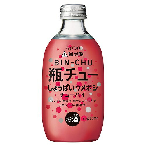 【佐川急便配送】【送料無料（※離島、沖縄を除く）】合同酒精瓶チューしょっぱい梅300ml1ケース24本