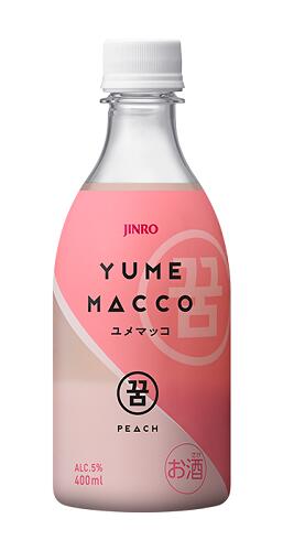 真露JINROユメマッコピーチ5°400ml