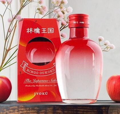 日本酒 如空 林檎王国 200ml りんごの日本酒 低容量 甘酸っぱい フルーティー 女性に人気 かわいい 飲みやすい 青森 地酒 じょくう ギフト プレゼント 誕生日 ホワイトデー