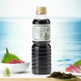 Rakuten - 津軽海峡醤油 こんぶ仕立て 500mL マルシチ 青森 醤油 大間産昆布 減塩 刺身醤油 寿司 卵かけご飯 だし醤油 本醸造 お土産 ギフト 調味料 人気