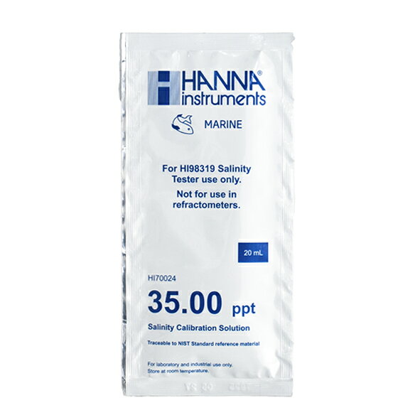 CEPPO WEB SHOPのHANNA塩分テスター標準液 (HI 98319用) 20mL5パック｜アングル2