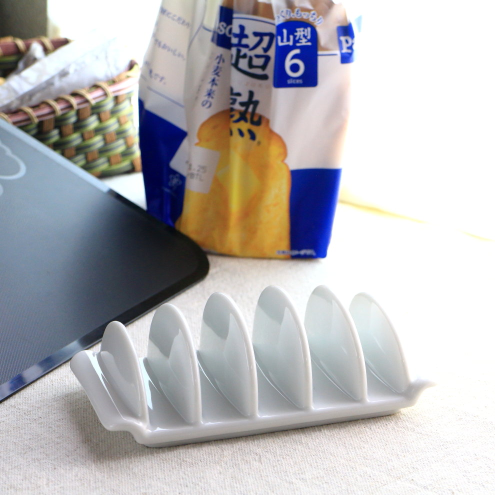 陶器製 キッチンスタンド 送料無料 美濃焼 キッチン ツール スタンド 立て掛け Toast stand Toast Rack トースト ラック 食器 うつわ ...