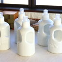 陶器のハウスランドリー 日本製 美濃焼 日本製 瀬戸焼 960ml 詰め替えボトル 洗濯 洗濯をもっと楽しく 陶器製 エンボスが美しい 詰め替えボトル 陶器 柔軟剤 SOFTENER