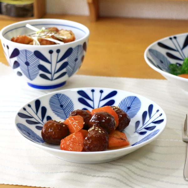 オーランド プレート18cm 透明感のある白磁に 北欧風デザイン サラダ スクランブルエッグ ヨーロッパ風 軽量陶器 北欧食器 国産 美濃焼 訳あり