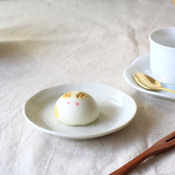 雪粉引 3.5寸小皿 素朴で優しい雰囲気が特徴 小皿 醤油皿 薬味皿 取り皿 国産 美濃焼 訳あり