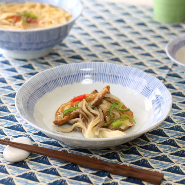 京十草 7寸麺鉢 料理が引き立つ京十草 パスタ鉢 中鉢 カレー皿 主食皿 和食器 国産 美濃焼 訳あり