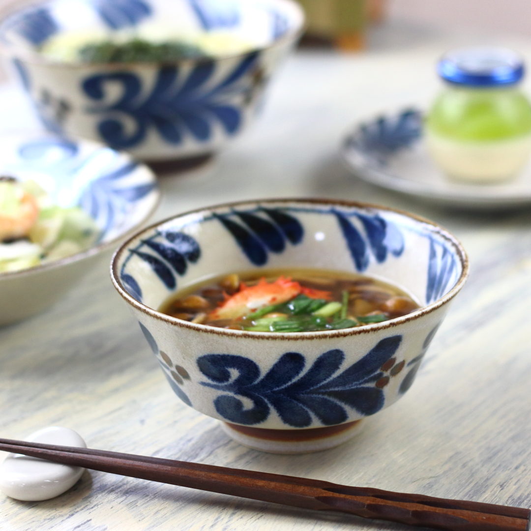 乐天商城 - ぱいかじの風 ミニ丼 15cm 日本製 美濃焼 5.0丼 どんぶり 丼 大きい茶碗 深鉢 サラダボール セット丼 うどん カツ丼 大盛り ご飯茶碗 茶わん お茶碗 沖縄食器 やちむん風 南国