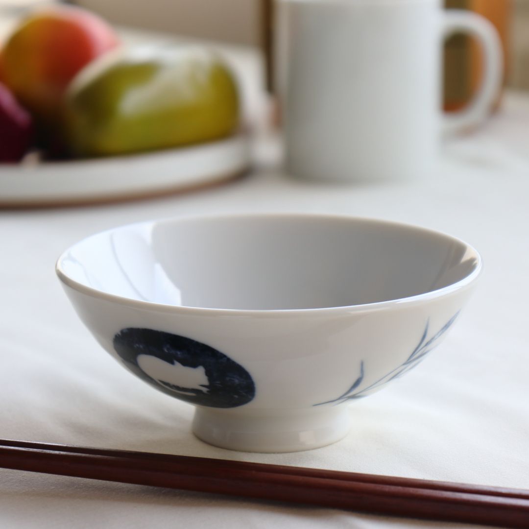 美濃焼お茶碗 ネコ魚 日本製 美濃焼 飯碗 ご飯 お椀 ご飯茶碗 茶わん ちゃわん ライス お茶碗 和食器 表示在庫限り 食器 うつわ 器 皿 お皿 陶器 陶器...