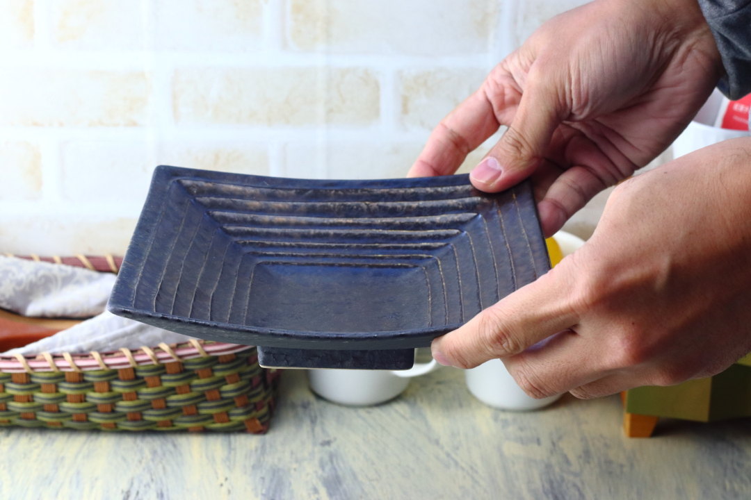 美濃焼千段盛鉢 18.5cm 美濃取寄 プレー...の紹介画像2