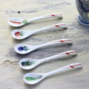 野菜柄のティースプーン 美濃取寄 日本製 美濃焼 野菜 ベジタブル なす うり かぶ たけのこ にんじん ティースプーン スプーン 匙 カトラリー すぷーん supu-n シンプル カフェ食器