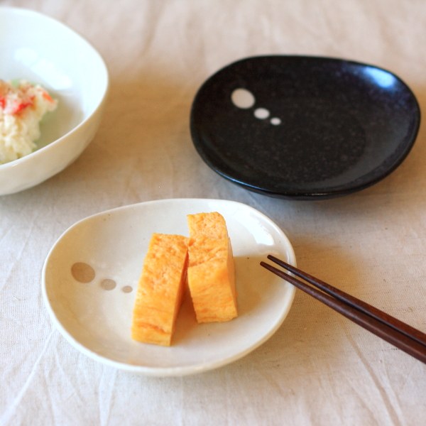 ドット 3.5寸小皿 カフェ風コーディ�