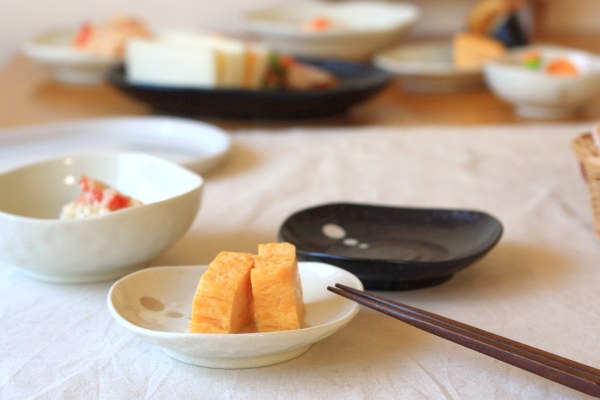 ドット 3.5寸小皿 カフェ風コーディネイトに...の紹介画像3