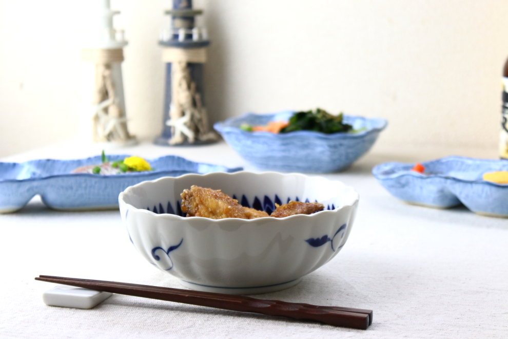 千重菊 5.5寸中鉢 16.7cm 日本製 美...の紹介画像3