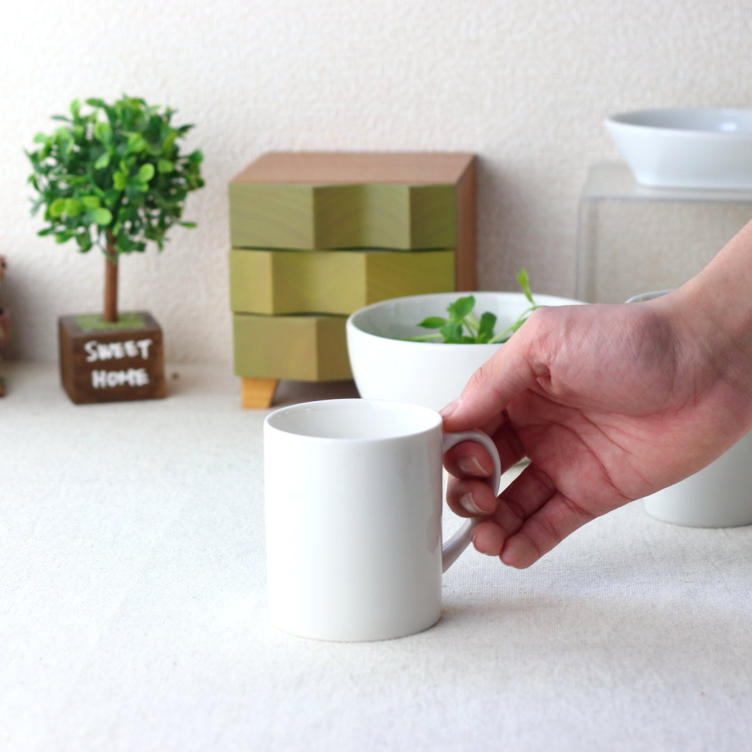 スタンダードホワイトマグカップ 220ml マグ マグカップ オフィス コーヒー コーヒーカップ 紅茶 喫茶店 和モダン和風 男性 大容量 イタリアン フレンチ 白 白いマグ 表示在庫限り
