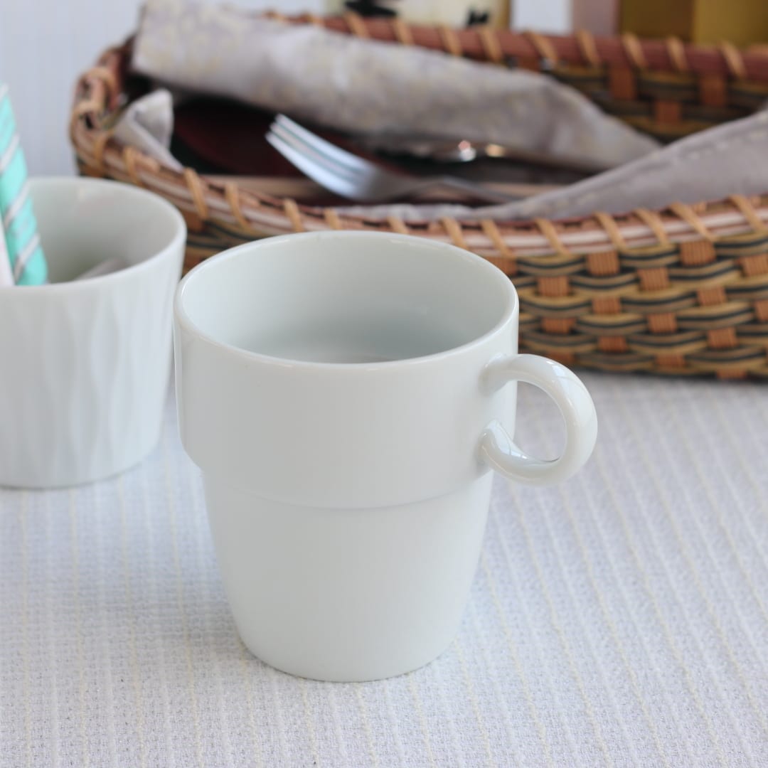 スタッキングマグカップ 270ml 日本製 美濃焼 マグ マグカップ オフィス コーヒーカップ コーヒー 紅茶..