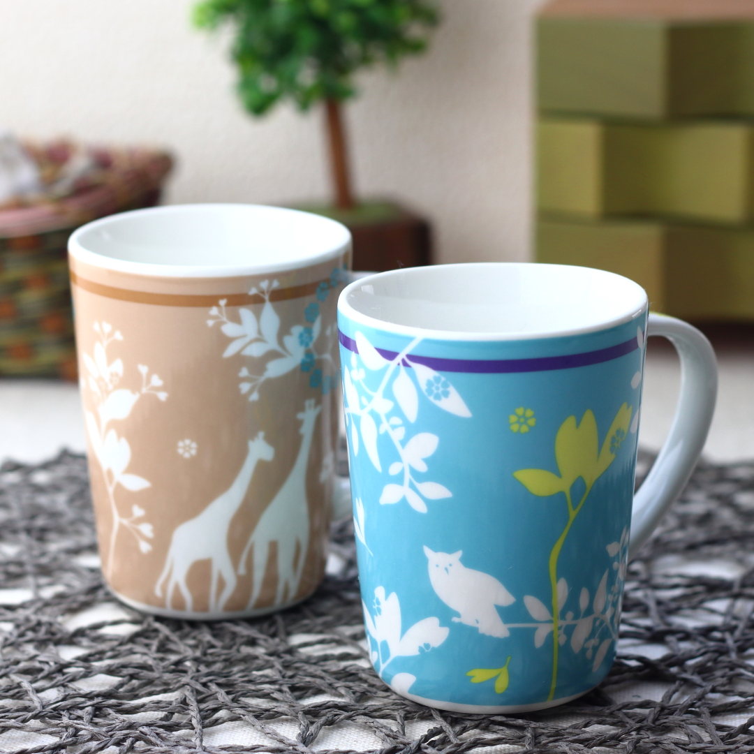 フランス カラフルアニマルマグカップ 260ml スーパーアウトレット カップ マグ 食器 コーヒーカップ 陶器 和食器 カフェ シンプル おしゃれ オシャレ ...