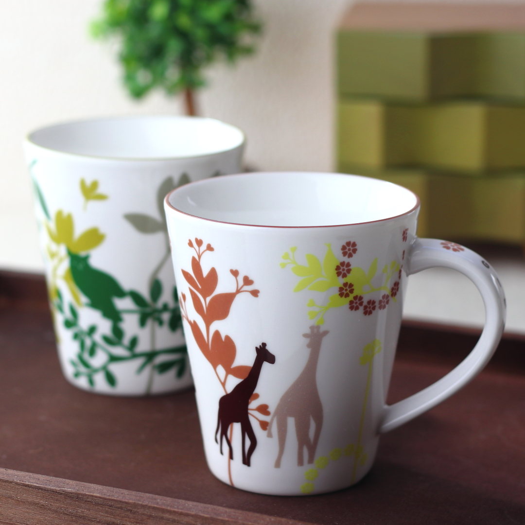 フランス アニマルトールマグカップ 320ml カップ マグ 食器 コーヒーカップ 陶器 和食器 カフェ シンプル おしゃれ オシャレ かわいい カワイイ コー...