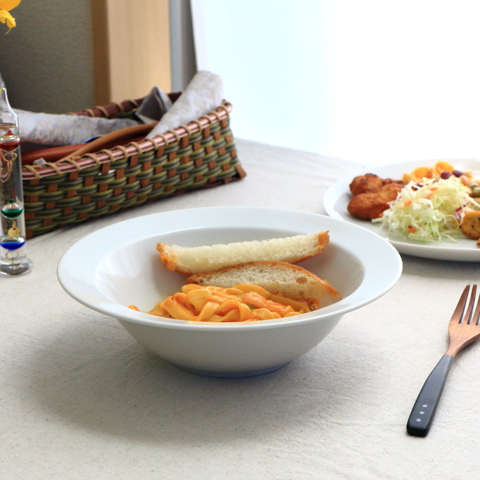 ハーフリム イタリアンパスタボウル 23.5cm 国産 美濃焼 9