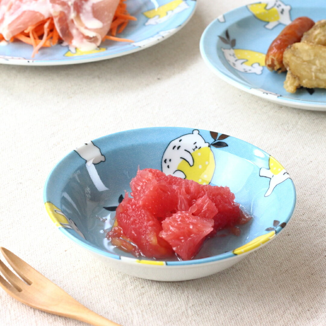 くまれもん フルーツボール 13.5cm 日本製 美濃焼 4.5寸小鉢 ボール ボウル 小鉢 中鉢 肉じゃが鉢 煮物鉢 奴鉢 フルーツ鉢 お浸し鉢 取り分け鉢 ...